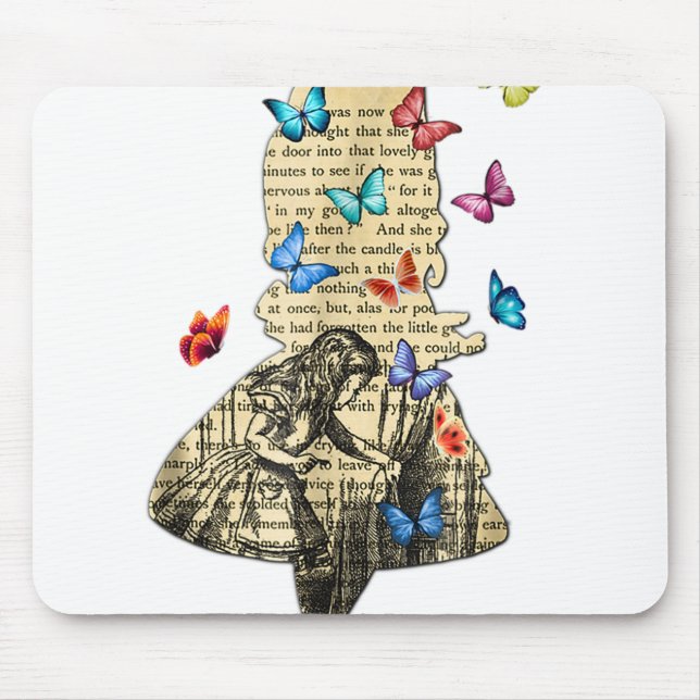 Alice in Wonderland Vintage Bok Musmatta (Framsidan)