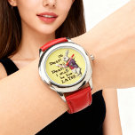 Alice in Wonderland White Rabbit Cites Armbandsur<br><div class="desc">Alice i Wonderland White Rabbit Quotes Watch - Åh, kära nån, missa inte den här! Fullt av charm och karaktär denna klocka inspireras av den vita kaninen från Alice i Underland bok. Den här fantastisk Alice I Wonderland-vakten har den vita kaninen på den klassiska scenen där han tittar på klockan...</div>