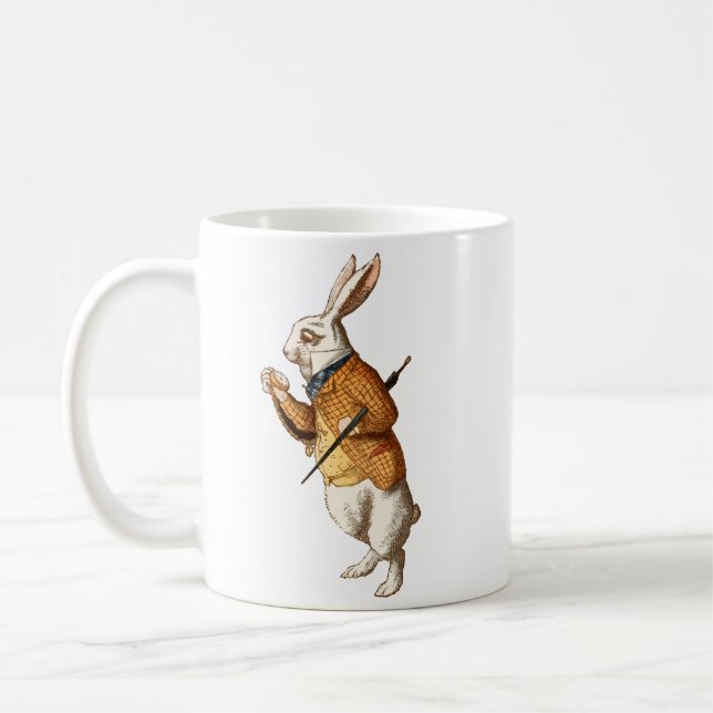   Alice in Wonderland - White Rabbit Kaffemugg (Vänster)