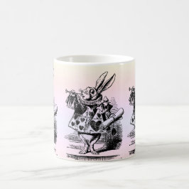 Alice in Wonderland White Rabbit Kaninchen Easter Kaffemugg