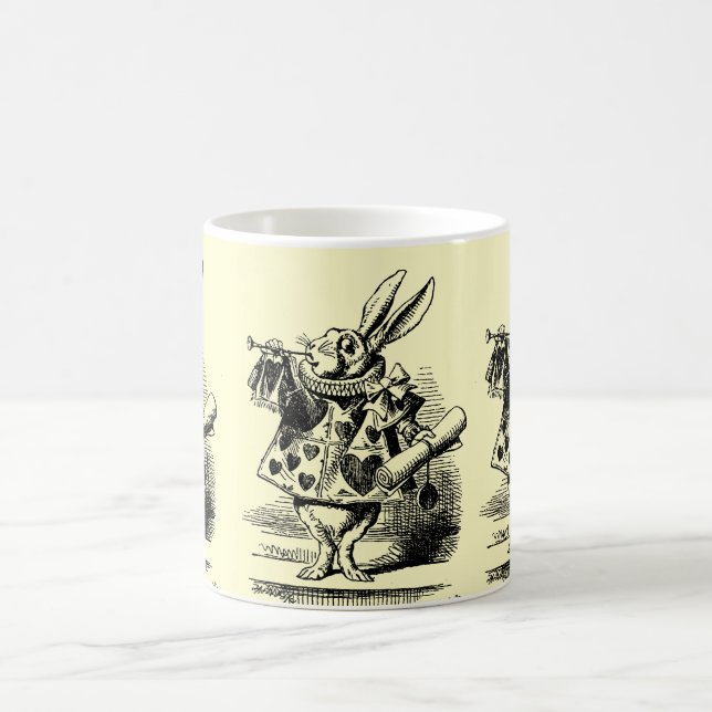 Alice in Wonderland White Rabbit Kaninchen Easter Kaffemugg (Center)