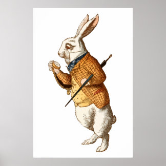   Alice in Wonderland - White Rabbit Poster