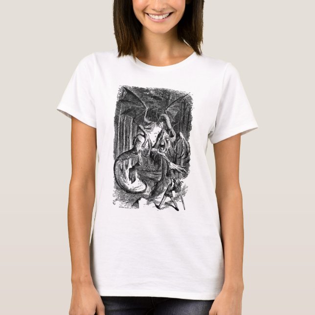 Alice & Jabberwockyen Tee Shirt (Framsida)