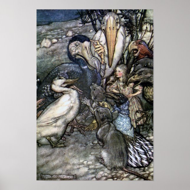 Alice Judging Tävling Poster (Framsidan)