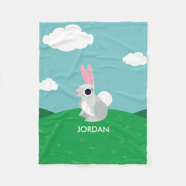 Alice kaninen fleecefilt (Framsidan)