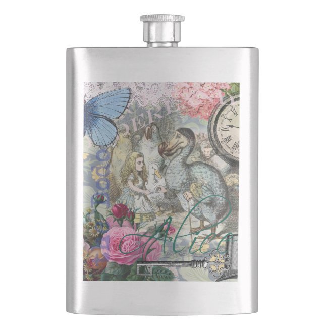 Alice Klassiska Underlandet Dodo Tenniel Konst Fickplunta (Framsidan)