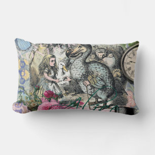 Alice Klassiska Underlandet Dodo Tenniel Konst Lumbarkudde