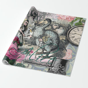 Alice Klassiska Underlandet Dodo Tenniel Konst Presentpapper