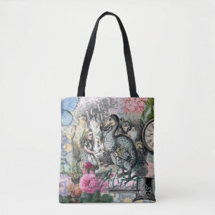 Alice Klassiska Underlandet Dodo Tenniel Konst Tygkasse