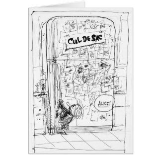 Alice & kylskåpkortet hälsningskort