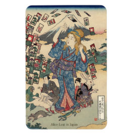 Alice Lost in Japan | Ukiyo-e Floating Wonderland Magnet