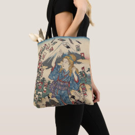 Alice Lost in Japan | Ukiyo-e Floating Wonderland Tygkasse