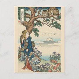 Alice Lost in Japan | Ukiyo-e Mad Journey Vykort