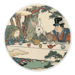 Alice Lost in Japan | Ukiyo-e Mad Tea Party Knopp