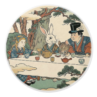 Alice Lost in Japan | Ukiyo-e Mad Tea Party Knopp