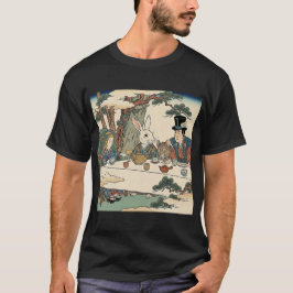Alice Lost in Japan | Ukiyo-e Mad Tea Party T Shirt