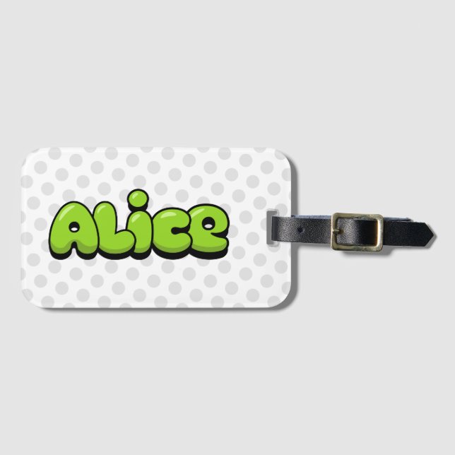 Alice Luggage Tag Bagagebricka (Framsida horisontal)