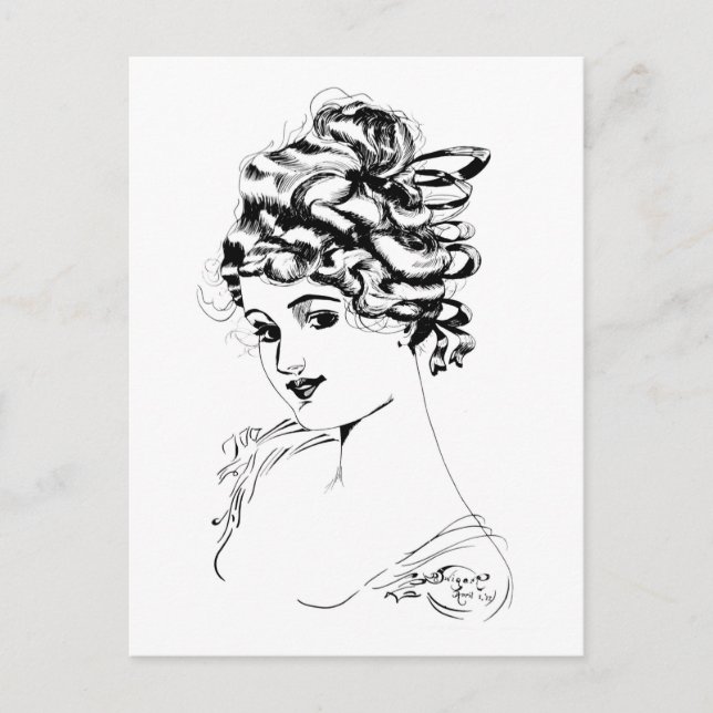 Alice M. McPherrin av Russell L. Swigert 1917 art. Vykort (Framsida)