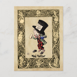 Alice - Mad Hatter 1865 Vykort