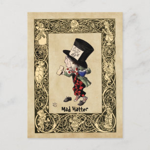 Alice - Mad Hatter 1865 Vykort