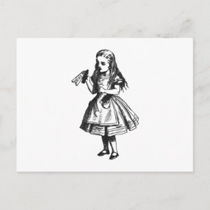 Alice med "Drink Me" Flaska Vykort
