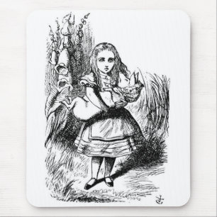 Alice med grisen musmatta