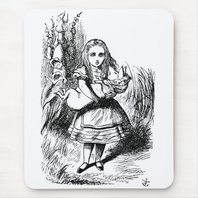 Alice med grisen musmatta (Framsidan)