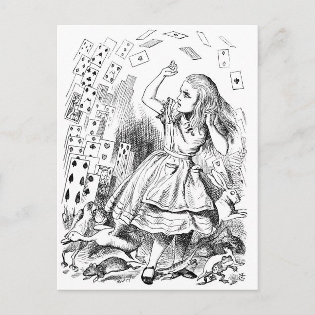 Alice med kort (Framsida)