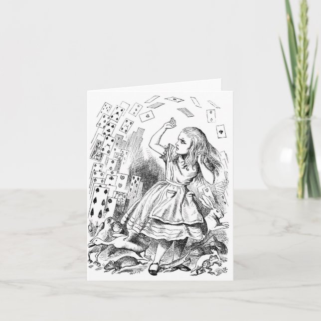 Alice med kort (Framsida)