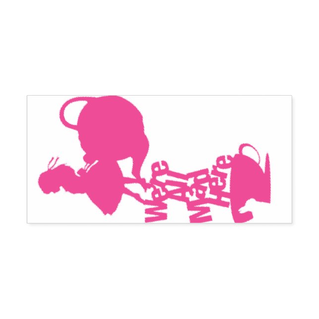 Alice & medbrottslingar självfärgande stämpel (Design)