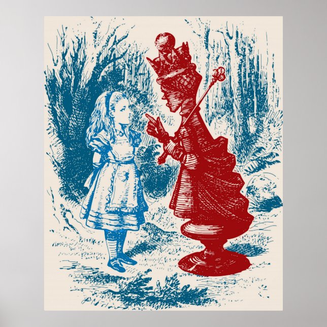 Alice Meeting the Red Queen Poster (Framsidan)
