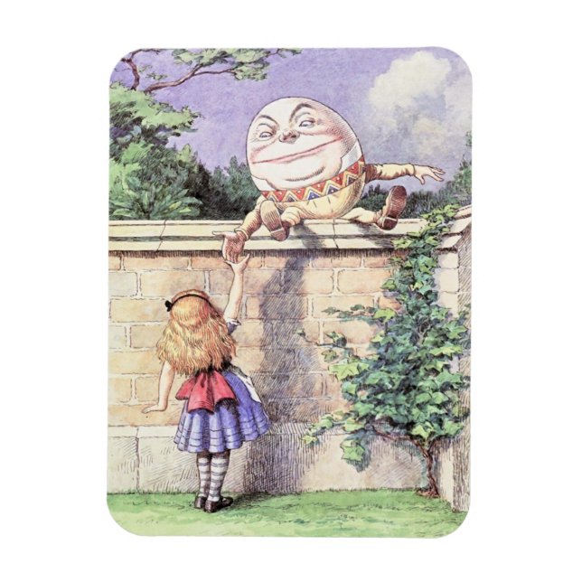 Alice Meets Humpty Dumpty Magnet (Vertikal)