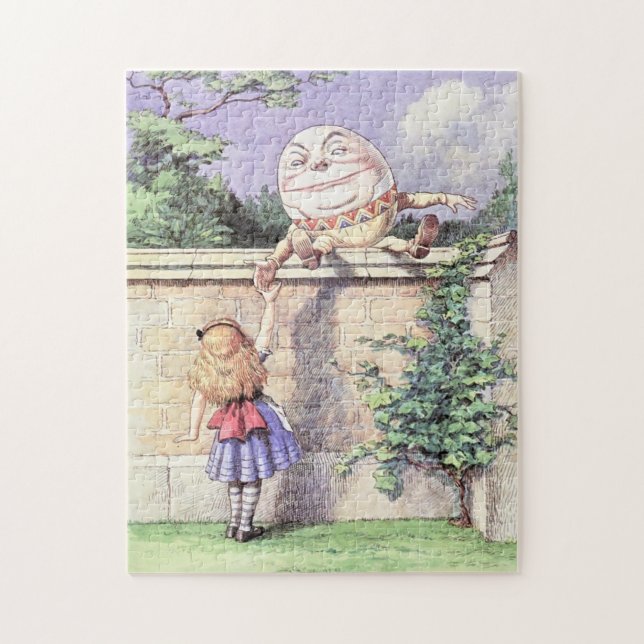 Alice Meets Humpty Dumpty Pussel (Vertikal)