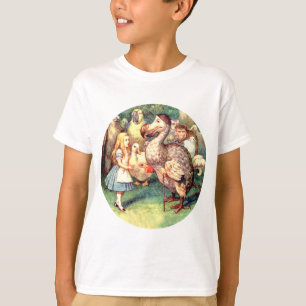 Alice möter Dodo Bird vid Kaukus Tävling T-shirt