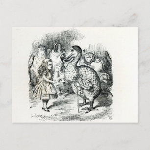 Alice möter Dodo Vykort