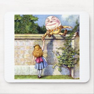 Alice möter Humpty Dumpty i underland Musmatta