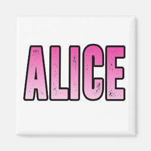 Alice namn magnet