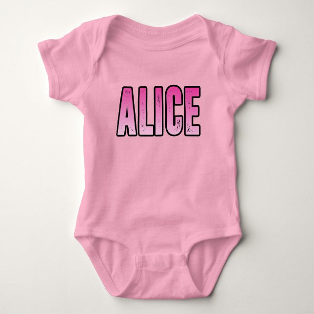 Alice namn t shirt (Framsida)
