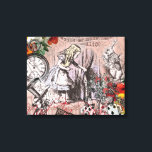 Alice nonsens draperier canvastryck<br><div class="desc">Alice's Äventyr i Wonderlands originalillustrationer finns i den här presenten, från Alice tittar genom ridån, Mad Hatter och White Rabbit. Dessa bilder kommer från det ursprungliga bokar, där de hade en kanin hål, Mad Tea Party, och ger en fantastisk gåva till Alice i underlandets entusiaster i ert liv, till partiinbjudningar...</div>