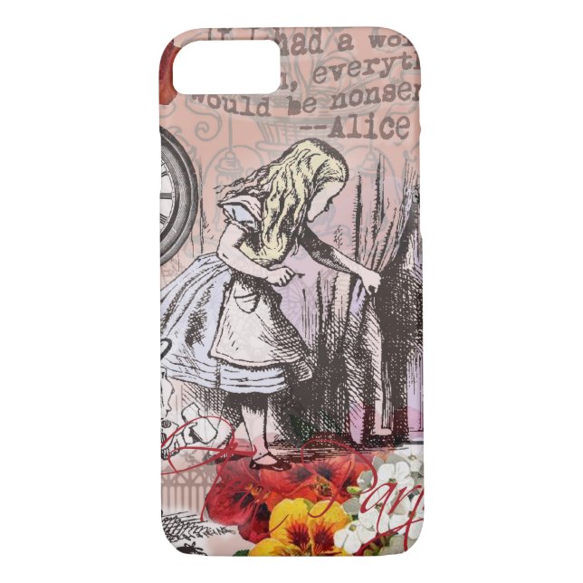 Alice nonsens draperier Case-Mate iPhone skal (Baksida)