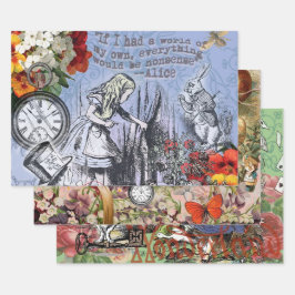 Alice nonsens draperifera underland - blått