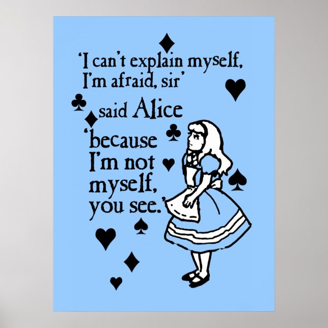 Alice Not själv Poster (Framsidan)