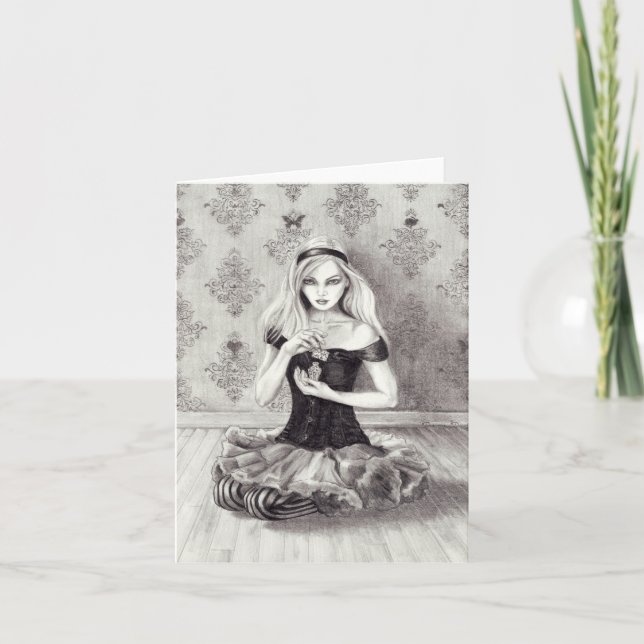 Alice - Notecard Kort (Framsida)