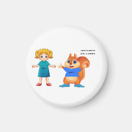 Alice och Aurovy Theme Magnet