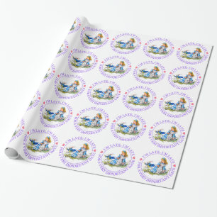 Alice och Caterpillar i underland Presentpapper