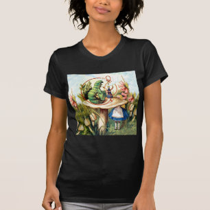 Alice och Caterpillar i underland T-shirt