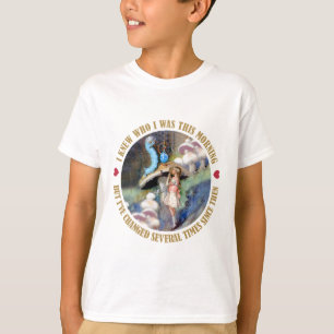 Alice och Caterpillar i underland T Shirt