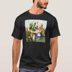 Alice och Caterpillar i underland Tee