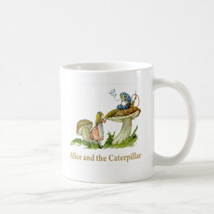 Alice och Caterpillar Kaffemugg