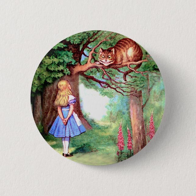 ALICE OCH CHESHIRE CAT KNAPP (Framsida)